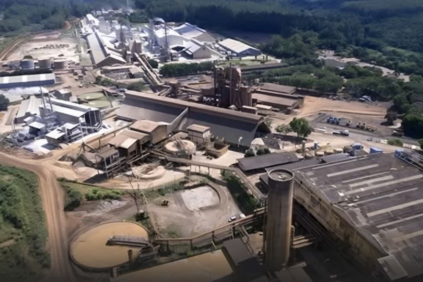 Vista aérea do complexo industrial da Mosaic em Tapira, no Triângulo Mineiro, ligado à queda nos royalties de Tapira
