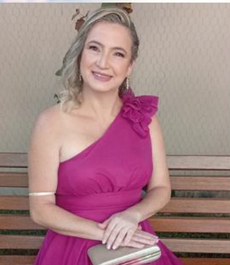 Foto de Vania Cristina de Morais divulgada na nota de falecimento em Patrocinio