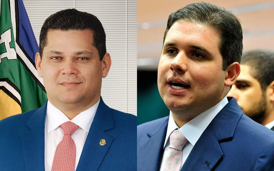 Almoço de Alcolumbre com Moraes: os presidentes do Senado, Davi Alcolumbre, e da Câmara, Hugo Motta