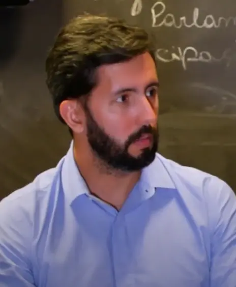Leandro Grass, que discursou no ato pró-Lula na Esplanada, em foto de 2018