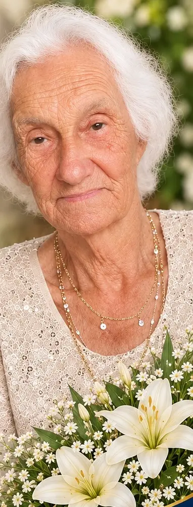 Áurea Teixeira da Silva Caixeta, aos 89 anos, em foto divulgada com a nota de falecimento
