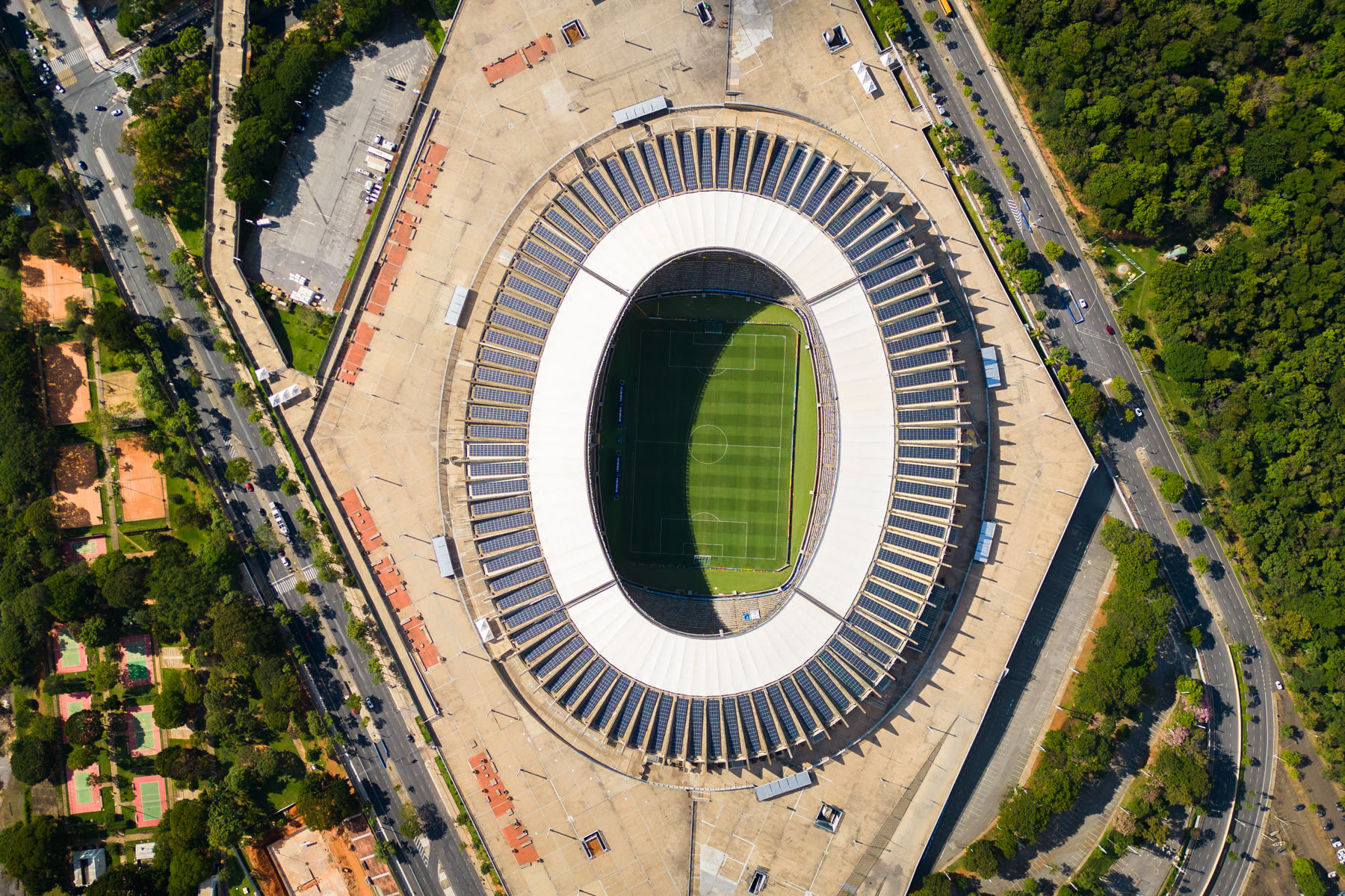 Estádio Governador Magalhães Pinto, o Mineirão, em Belo Horizonte, palco do debate sobre o patrocínio do governo a clubes