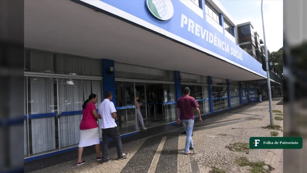 BPC e biometria: fachada de uma agência do INSS, que cuida do Benefício de Prestação Continuada
