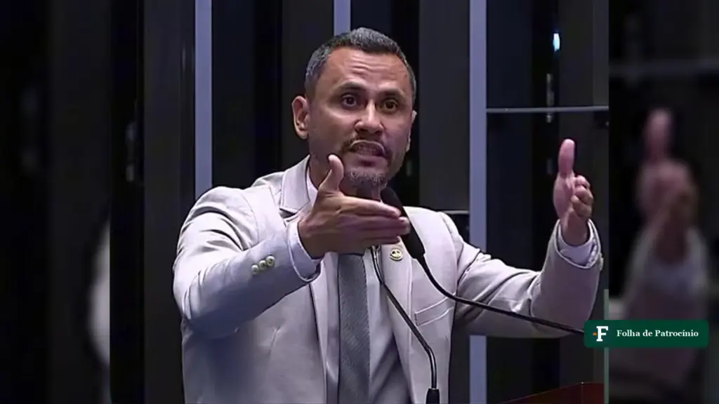 Cleitinho passa mal após discurso: o senador na tribuna do Senado nesta quinta-feira