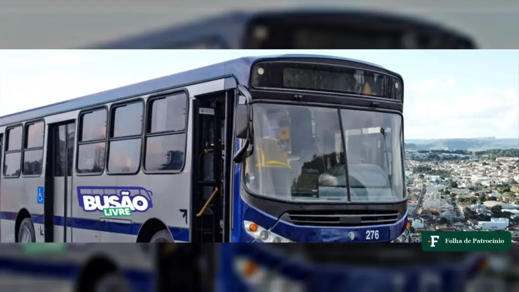 Ônibus do transporte coletivo, tema do chamamento do COMUTRAN em Patrocínio
