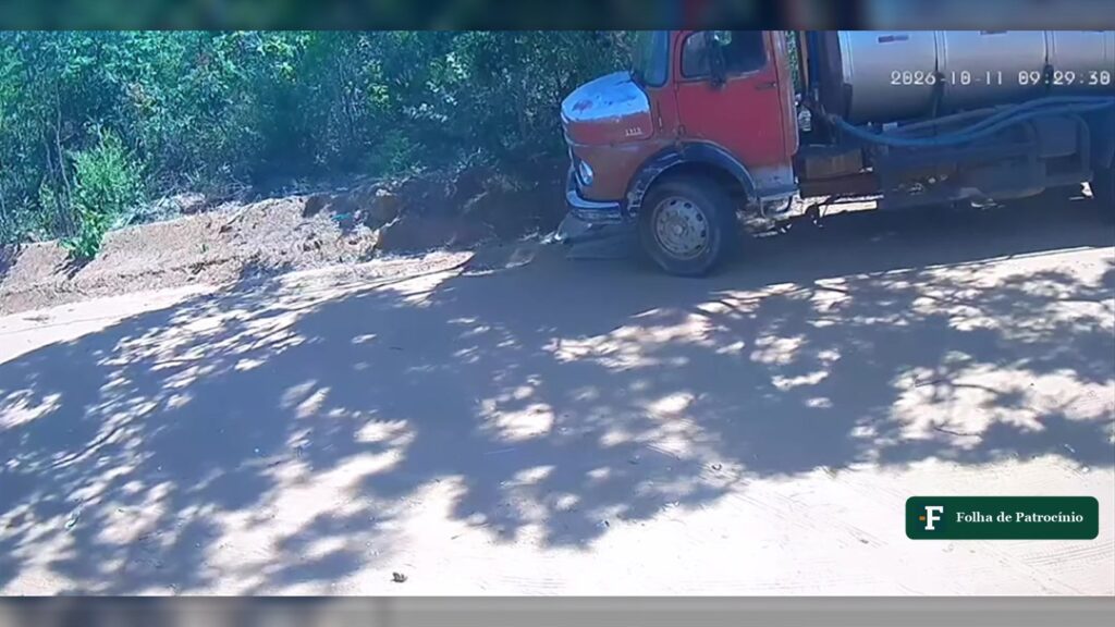 Estrada de terra em Três Marias, onde câmera de segurança registrou a confusão com vereador