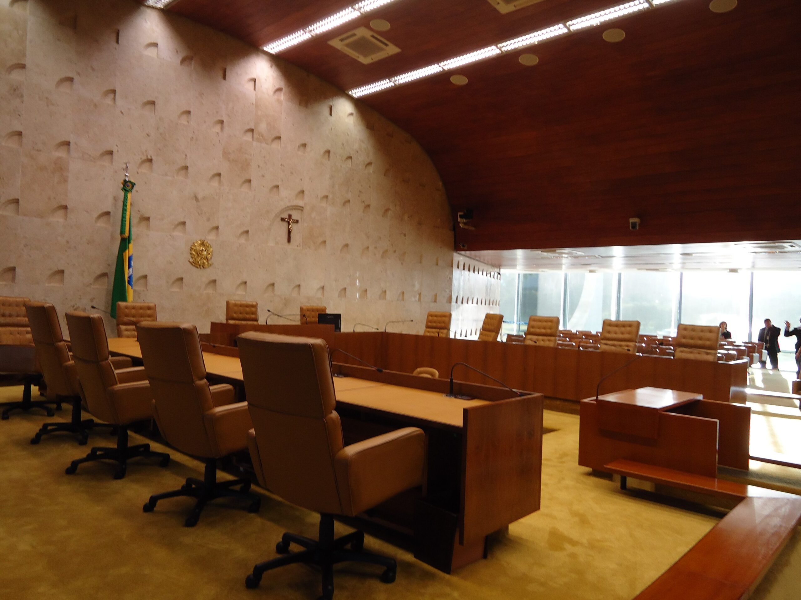 Plenário do Supremo Tribunal Federal, onde se discute a indicação ao STF