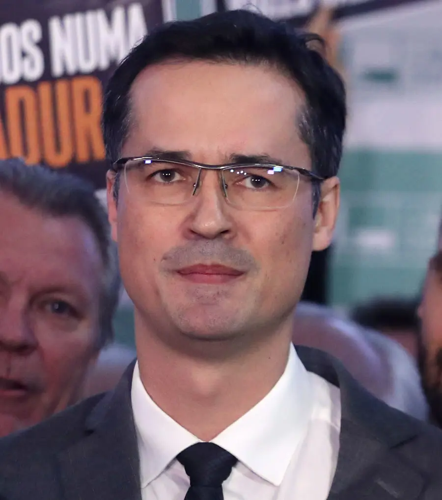 Deltan e o sistema: Dallagnol em coletiva na Câmara dos Deputados, em 2023