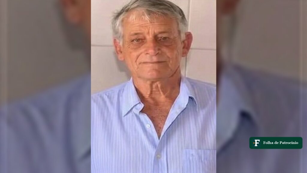 Onofre Gonçalves dos Reis, de cabelos grisalhos e camisa azul-clara listrada, em foto divulgada pela funerária
