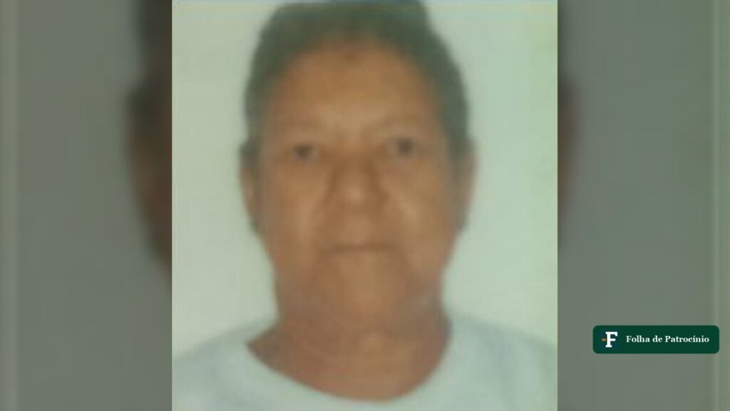 Retrato de Marli Ramos Pereira, de 64 anos, divulgado pela Funerária São Pedro e Príncipe da Paz com a nota de falecimento