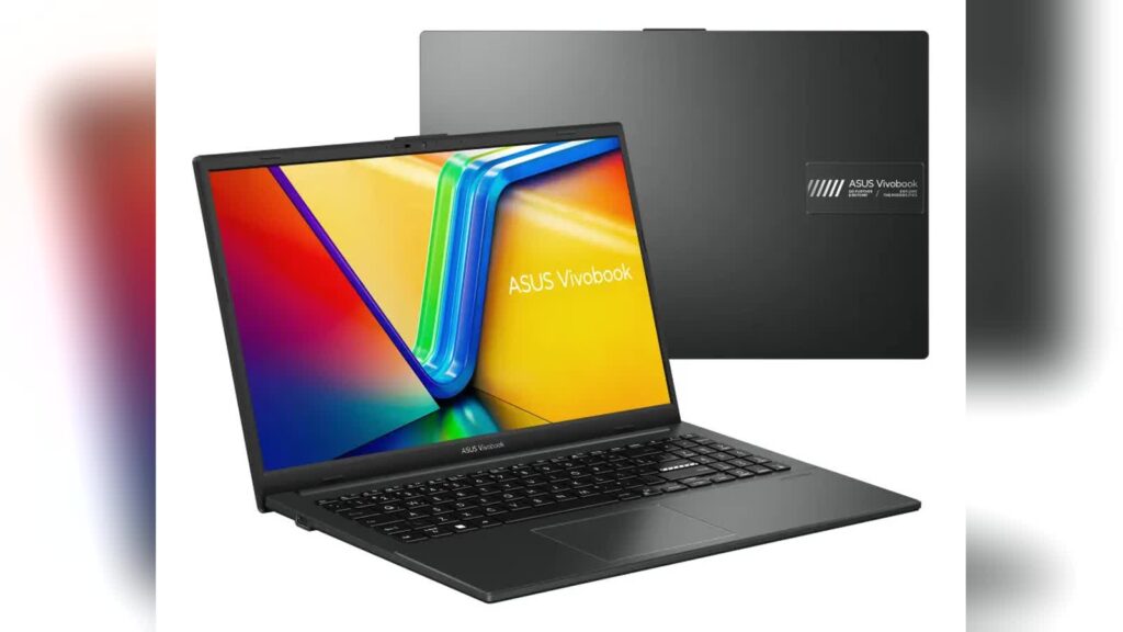 Notebook Asus Vivobook Go 15 com Ryzen 5 e SSD de 512 GB, modelo E1504FA-NJ732, em foto do anúncio do Mercado Livre