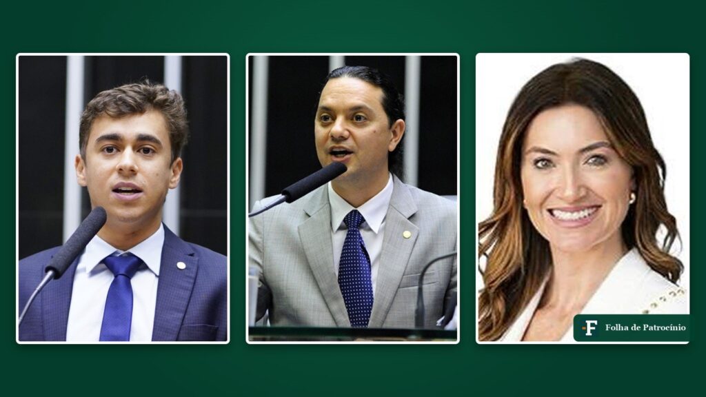Nikolas Ferreira, Weliton Prado e Greyce Elias, os três mais votados para deputado federal em Patrocínio