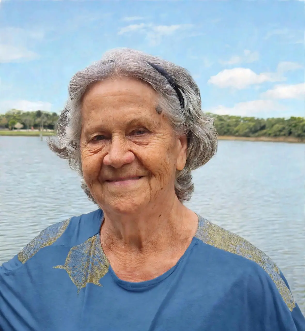 Elice Nunes de Ávila, aos 76 anos, em foto divulgada pela funerária com a nota de falecimento