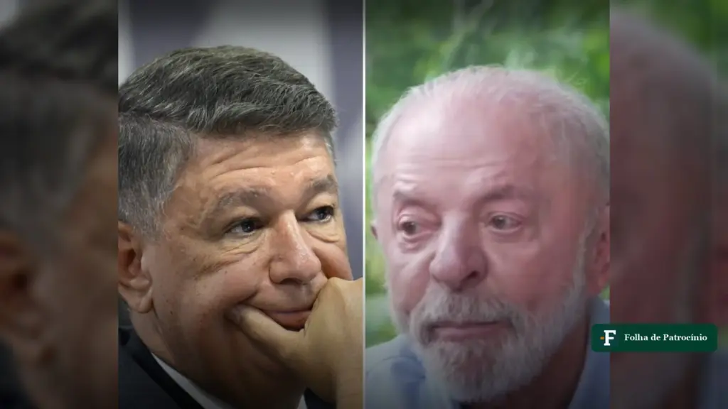 Carlos Viana e Lula lado a lado; o senador acusa o presidente de estelionato eleitoral