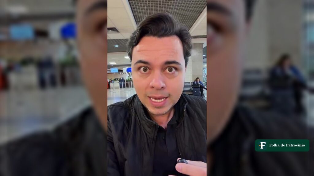 Deputado Jeffrey Chiquini em vídeo sobre o canal Exército do Lula no WhatsApp