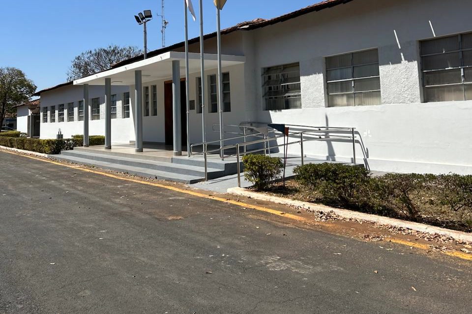 Fachada do 15º Batalhão da PM em Patos de Minas, caso do sargento reformado indiciado