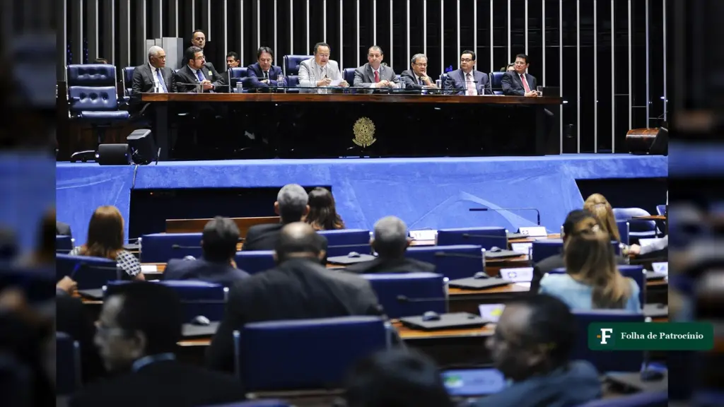 Plenário do Senado Federal em sessão, onde foi aprovado o fim da escala 6x1