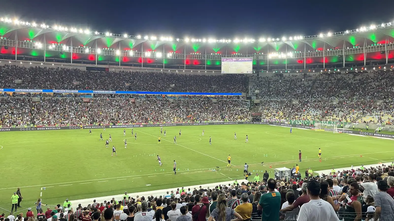 Flamengo x Atlético-MG: Maracanã lotado em jogo do Brasileirão