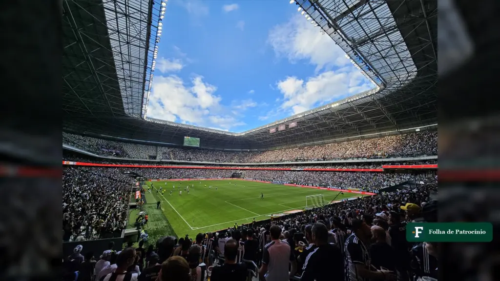 Galo x Boca: torcida do Atlético-MG na Arena MRV, em Belo Horizonte