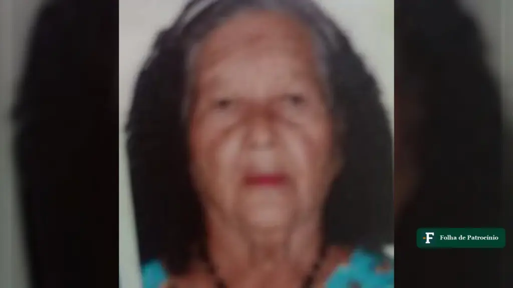 Retrato de Geralda Maria Ferreira, de 88 anos, em foto divulgada pela Funerária São Pedro e Príncipe da Paz com a nota de falecimento
