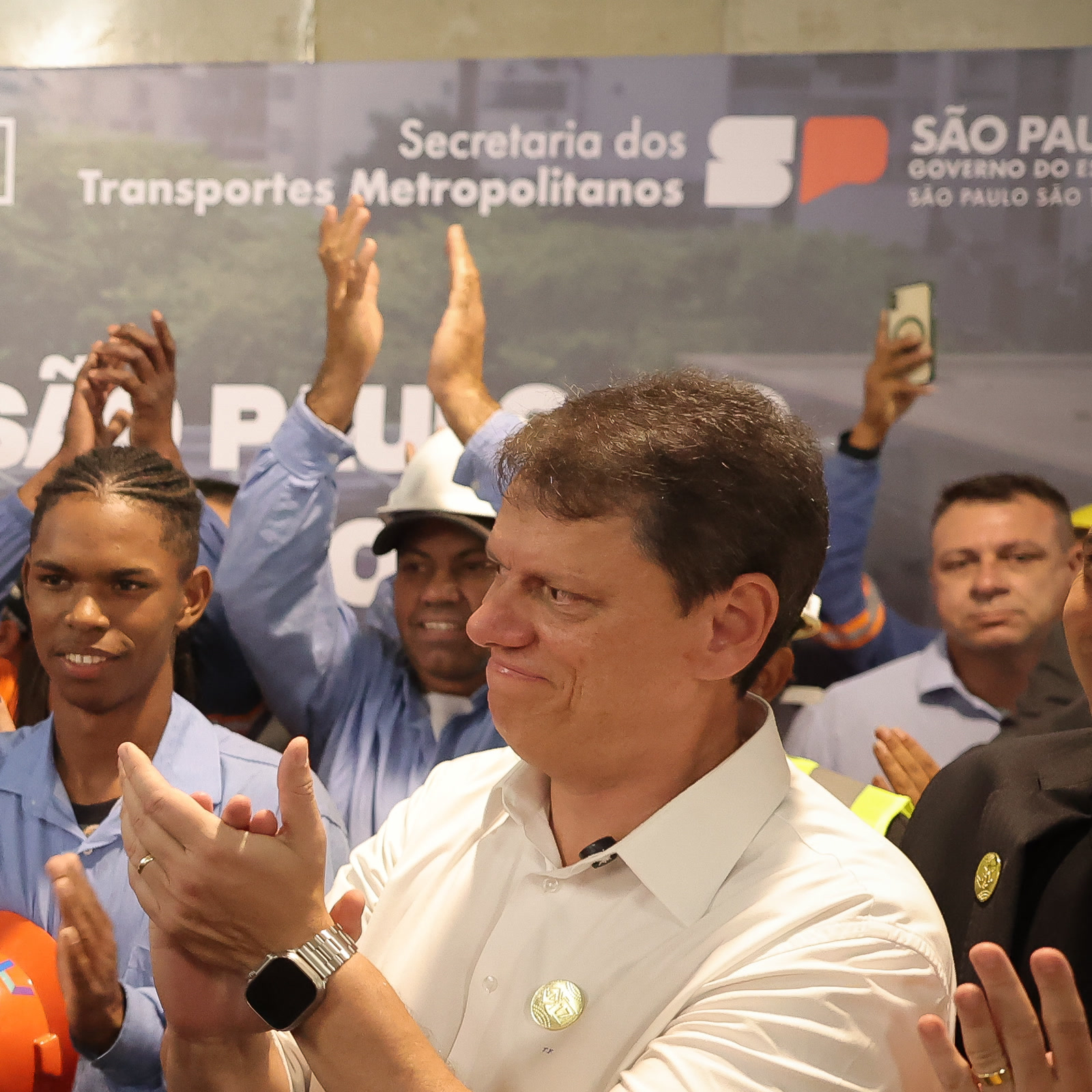 Tarcísio de Freitas, reeleito governador de São Paulo no primeiro turno