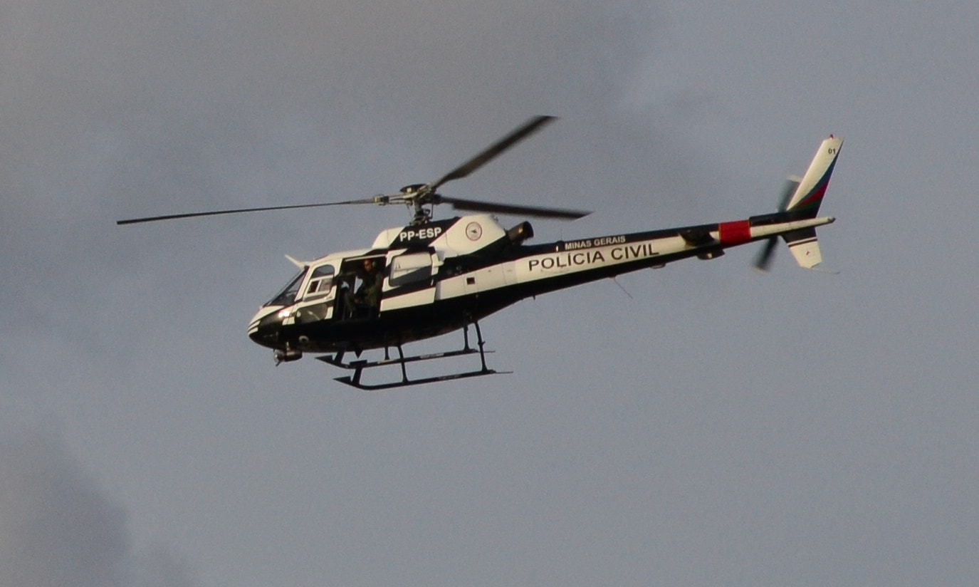 Concurso da PC MG: helicóptero da Polícia Civil de Minas Gerais em foto de arquivo