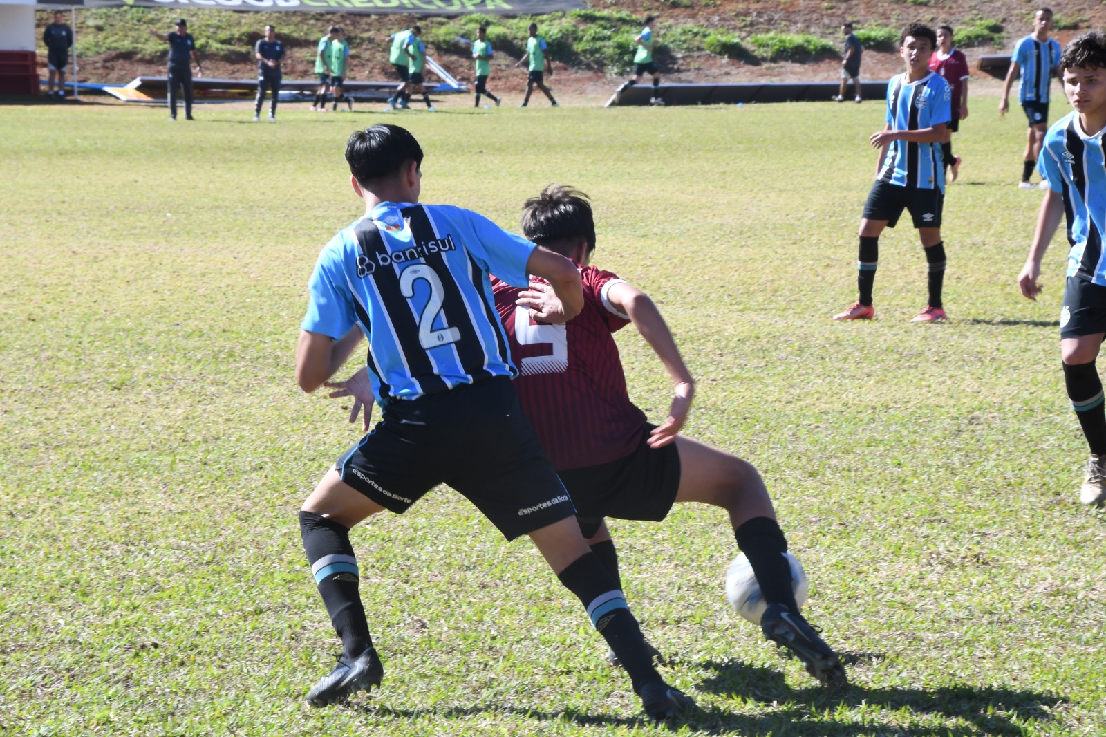 Lance de jogo de categoria de base em Patrocínio, no ano da seletiva Sub-17 do CAP