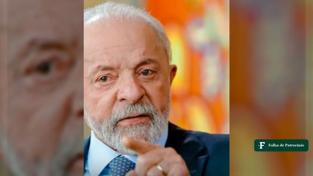 Lula e Cleitinho: o presidente Lula aponta o dedo durante discurso