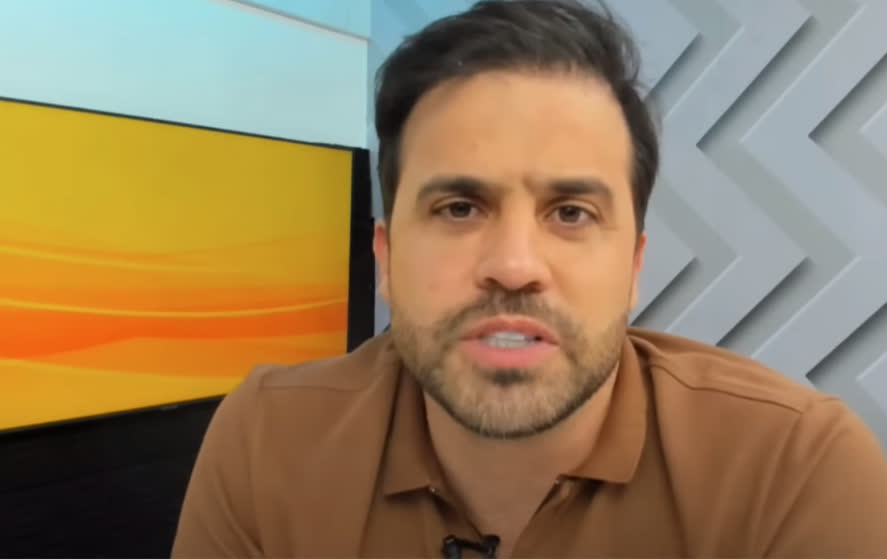 Pablo Marçal em estúdio, em imagem de arquivo; Marçal apoia Cleitinho em vídeo para eleitores mineiros