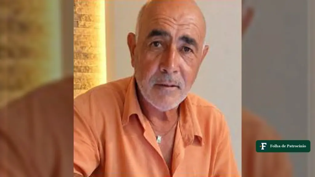 Retrato de Márcio Roberto da Silva, de 58 anos, em foto divulgada pela Funerária São Pedro e Príncipe da Paz com a nota de falecimento