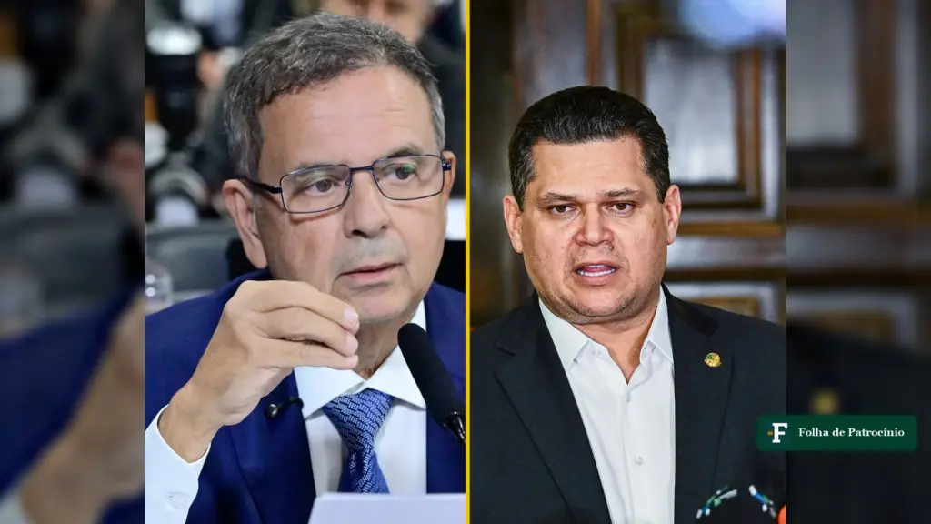 Marinho e Alcolumbre lado a lado: Rogério Marinho fala na CCJ e Davi Alcolumbre dá entrevista no Senado