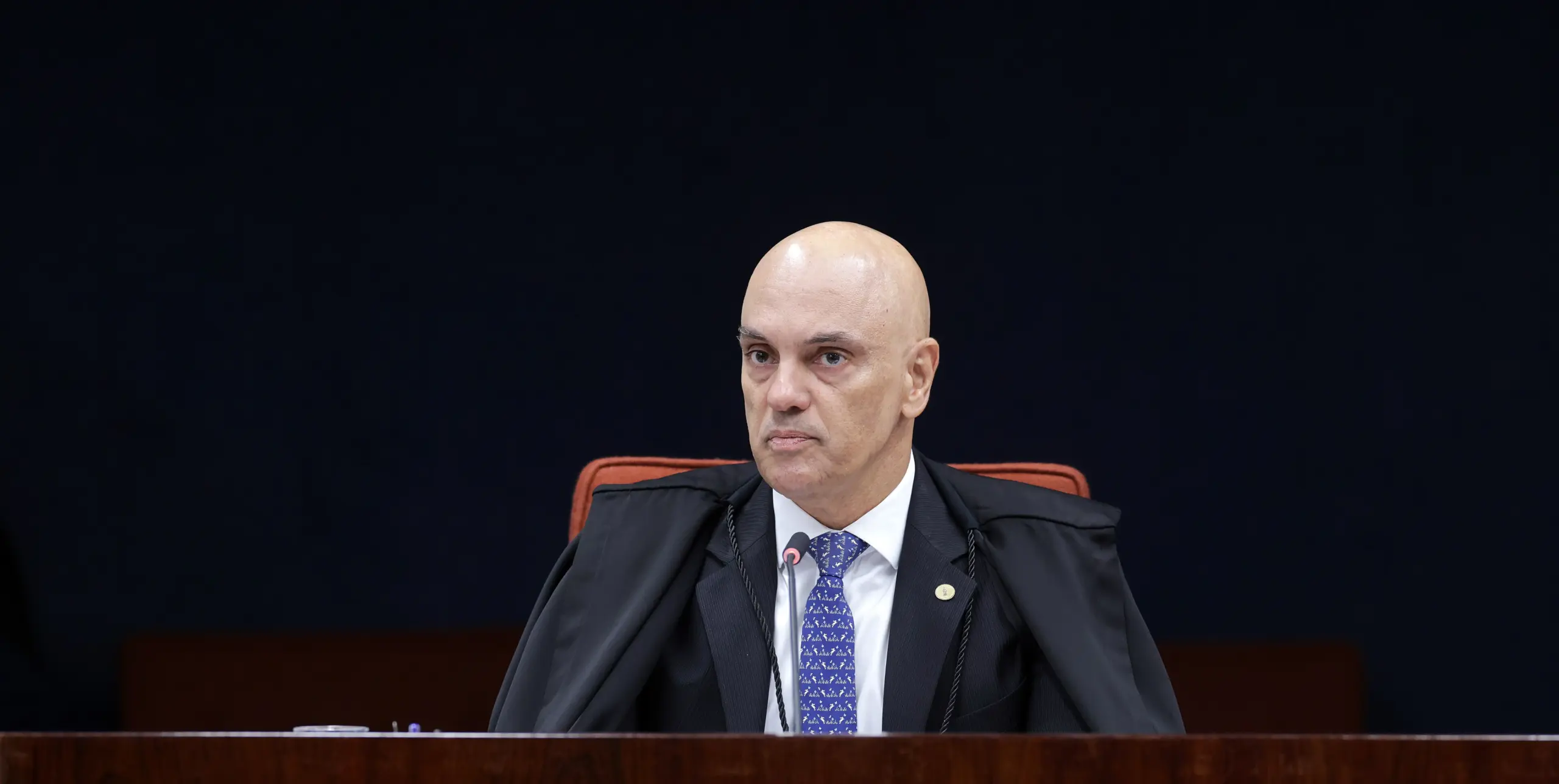 Moraes vota em São Paulo neste domingo; na foto, o ministro durante sessão no plenário do STF