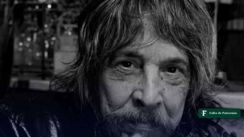 Retrato em preto e branco do cantor Benito di Paula, que morreu aos 84 anos