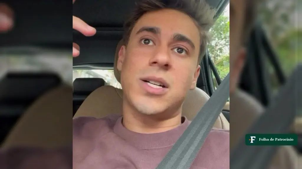 Nikolas Ferreira grava vídeo no carro em que fala de Nikolas e o Cruzeiro de 2009