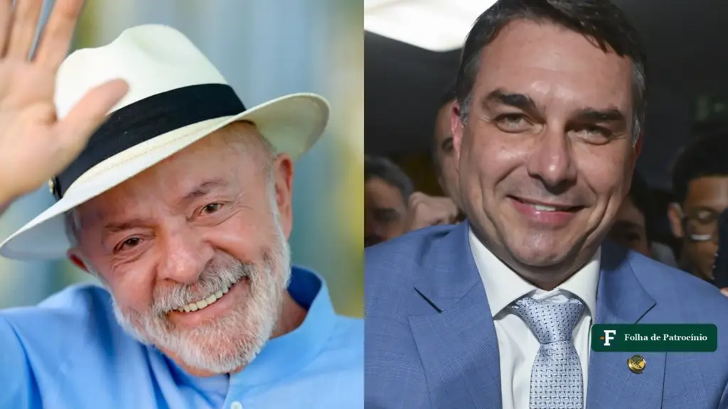 Lula e Flávio Bolsonaro, que fizeram pedidos de prorrogação da votação no segundo turno