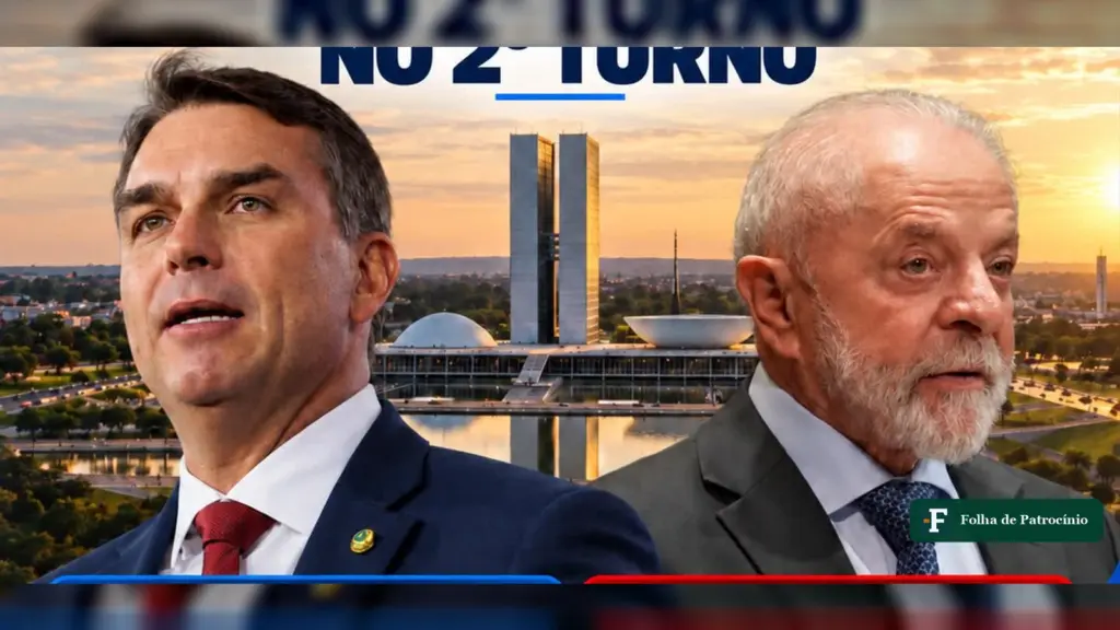 Flávio Bolsonaro e Lula diante do Congresso na pesquisa DataTrends do segundo turno