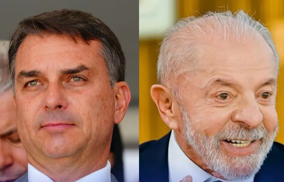 Flávio Bolsonaro e Lula, candidatos do segundo turno medidos pela pesquisa Nexus/BTG