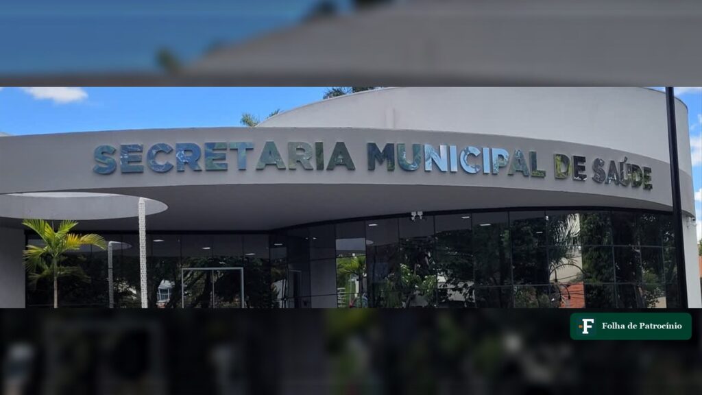 Fachada da Secretaria Municipal de Saúde de Patrocínio, responsável pelo programa Fila Zero
