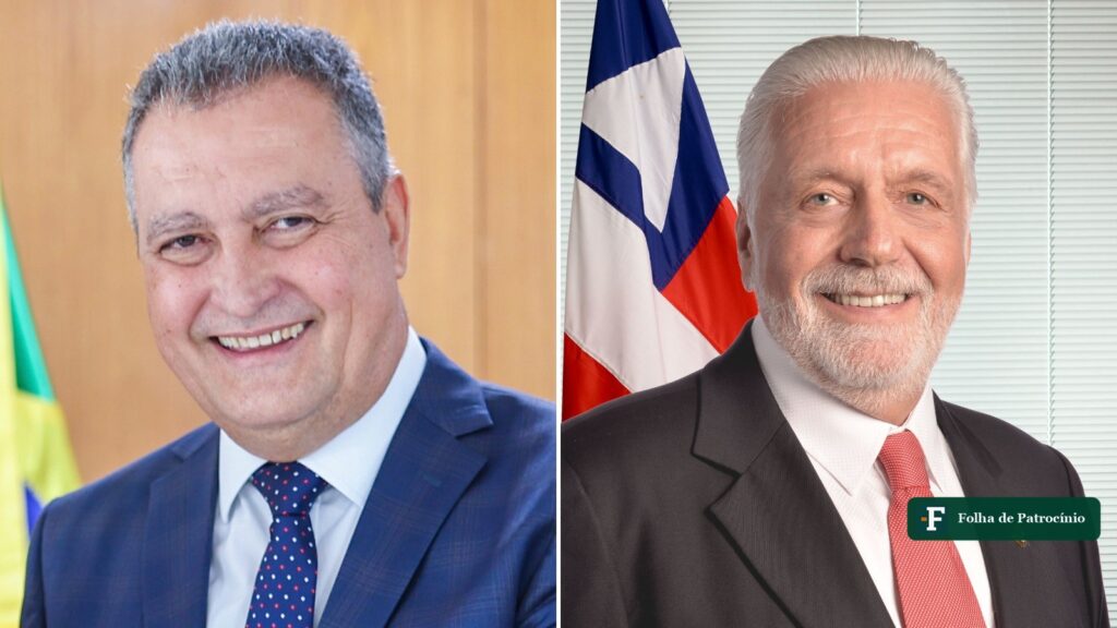 Rui Costa e Jaques Wagner, senadores eleitos na Bahia, lado a lado em retratos do Palácio do Planalto e do Senado