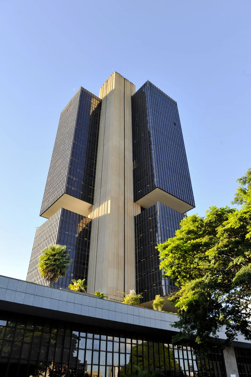 Edifício sede do Banco Central, responsável pelo Pix, que terá split payment em 2027