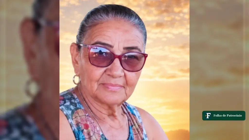 Retrato de Vicença Raimunda Silva Luiz, de 82 anos, divulgado pela Funerária Frederico Ozanam com a nota de falecimento