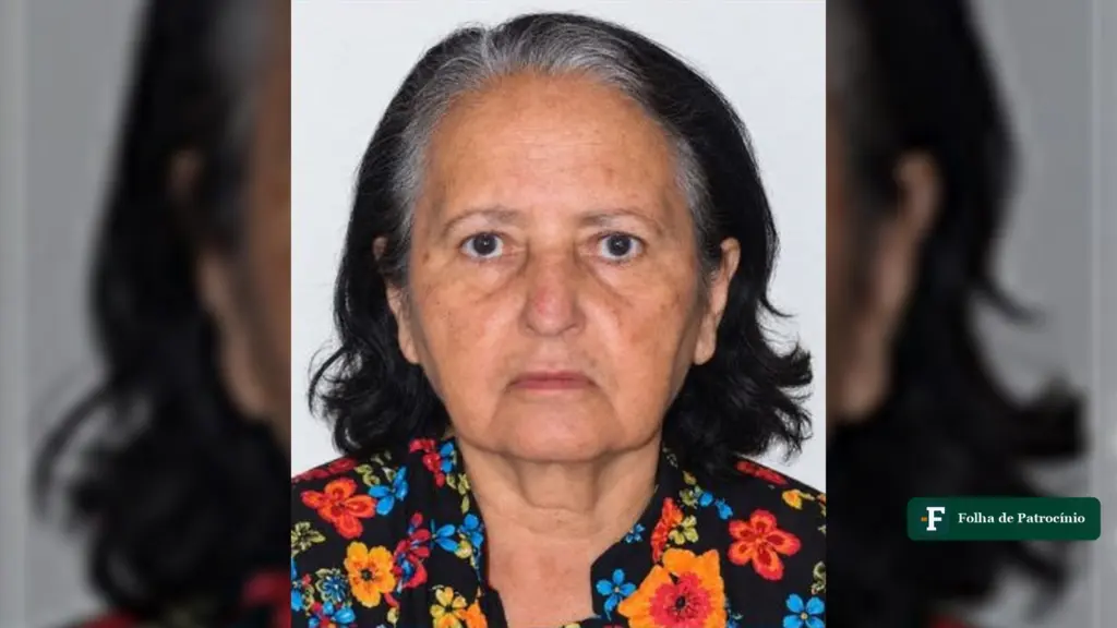 Retrato de Vicência Roma Rodrigues, a Nenzinha, de 80 anos, divulgado pela Funerária Nova Aliança com a nota de falecimento