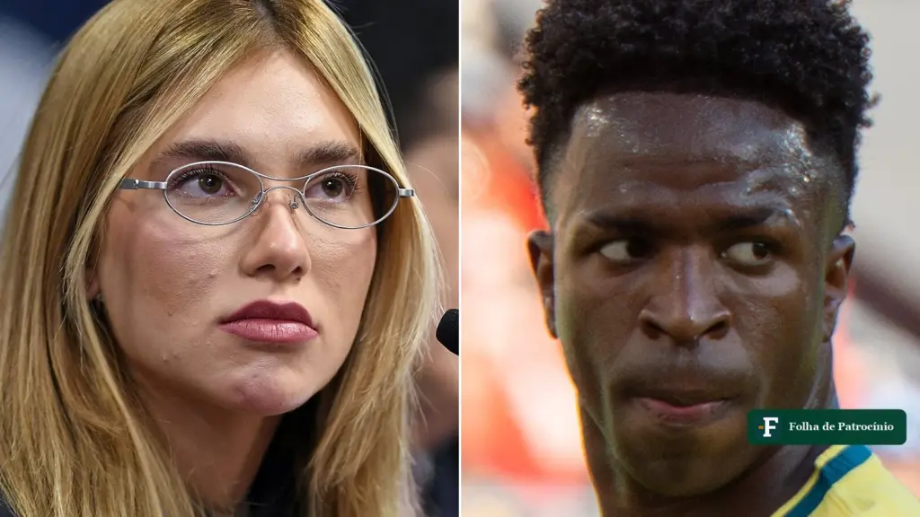 Virginia Fonseca e Vini Jr em fotos lado a lado, após o término do namoro confirmado pela assessoria