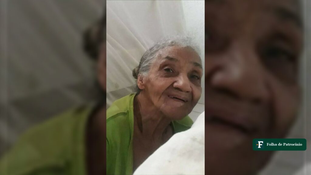 Retrato de Zulmira Pereira da Silva, de cabelos grisalhos e blusa verde, em foto divulgada com a nota de falecimento